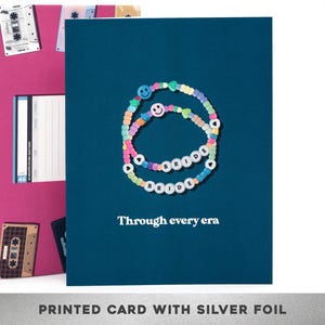 SILVER FOIL Noiva, cartão dos anos 90, cartão pensando em você, cartão de aniversário, cartão de casamento, cartão de cuidados, cartão Eras, cartão para recém-casados