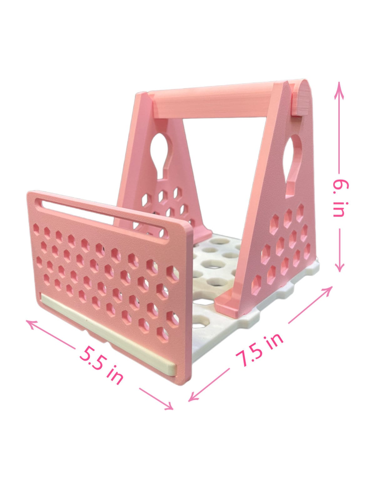 Pink Label Holder for Desktop Printer: Shipping & Industrial Labels