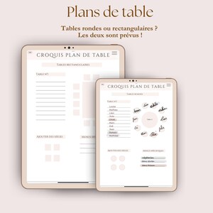 Digitaler Hochzeitsplaner – Französischsprachiger Hochzeitsplaner, erstellt von einer Hochzeitsplanerin – Schwarz-Weiß-iPad-Vorlage Bild 8