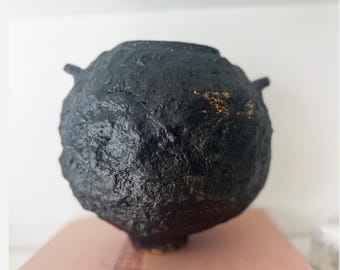 Handmade Paper Mache Vase: Minimal Modern Eco-Friendly Decor, Wabi Sabi Home Decor