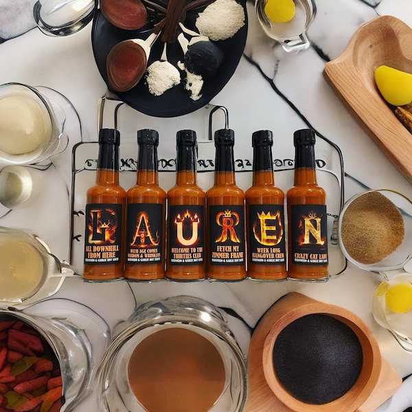 Customised Hot Sauce | Personalised for Every Celebration | Homemade for Your Occasion