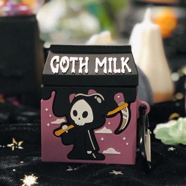 Cute gothic style Airpods Case/ AirPod 1/2 pro/ apple headphone case/ gothic AirPod case