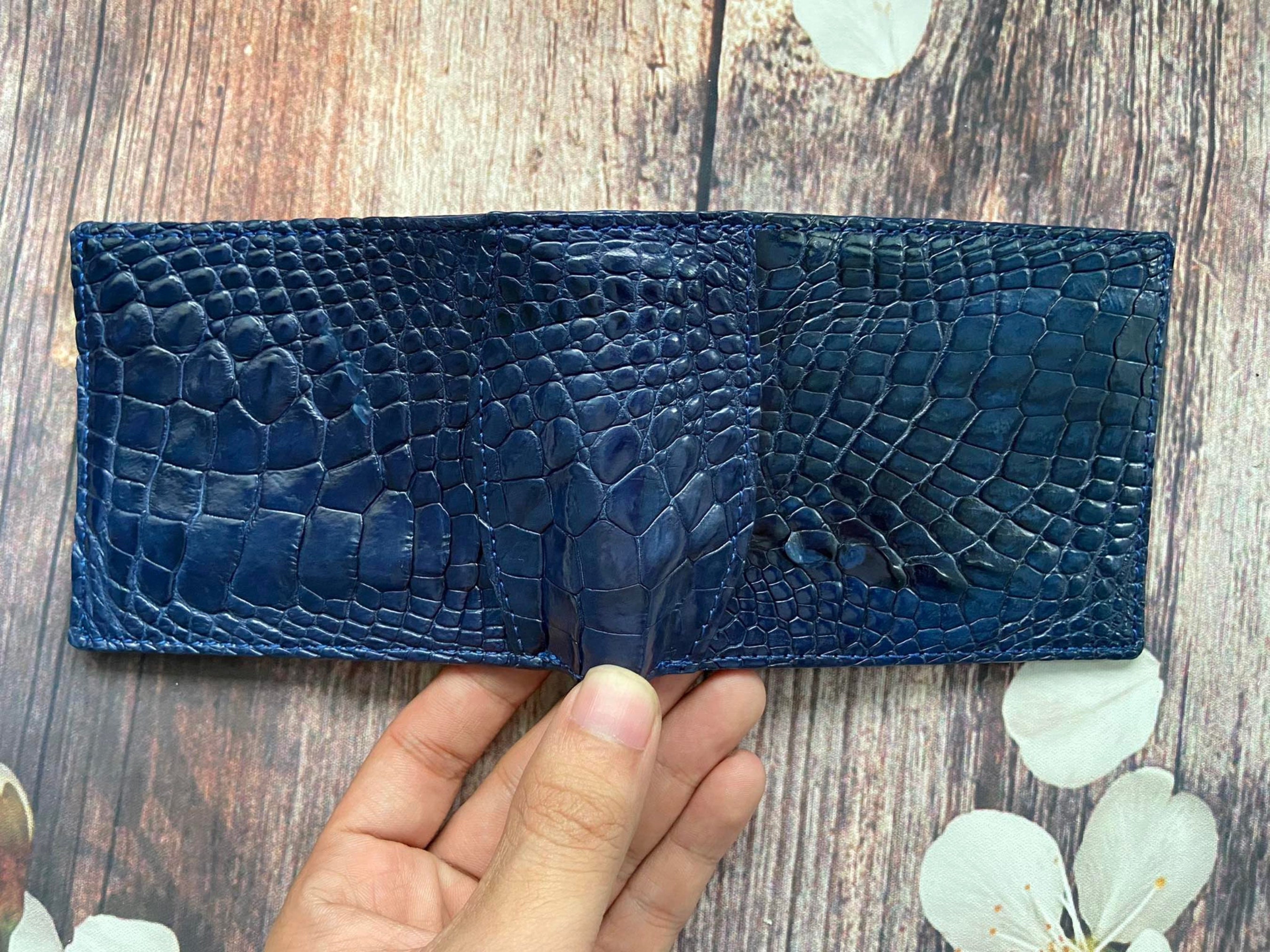 Money Clip Wallet (Alligator Texture Embossing) - Leathersmith