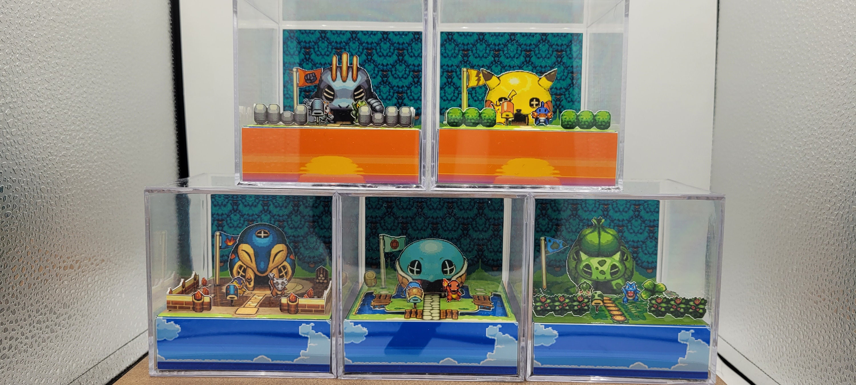 CUSTOM! Pokemon Mystery Dungeon Blue/Red Rescue Team Inspired - Base Hut Diorama