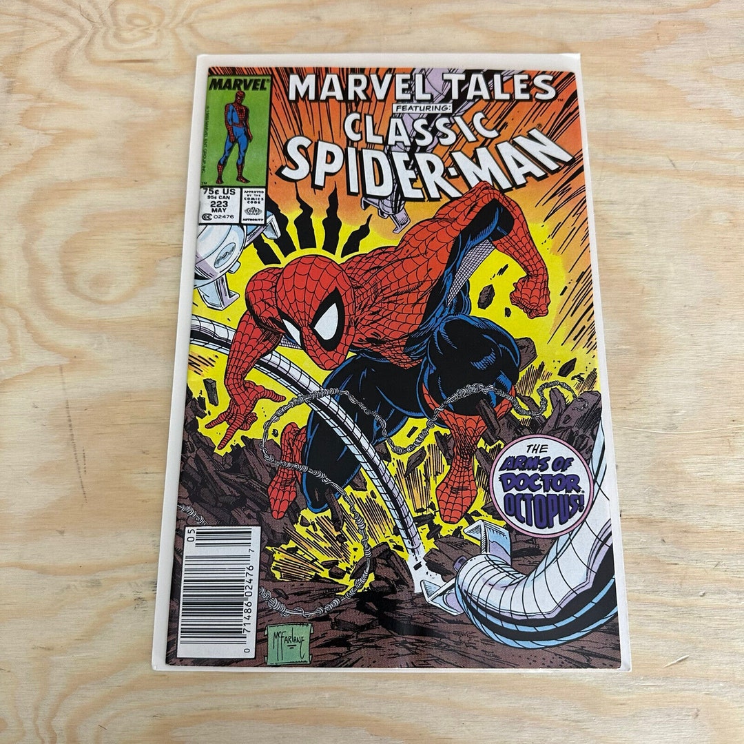 Marvel Tales 223 Classic Spiderman Newsstand Todd Mcfarlane Cover
