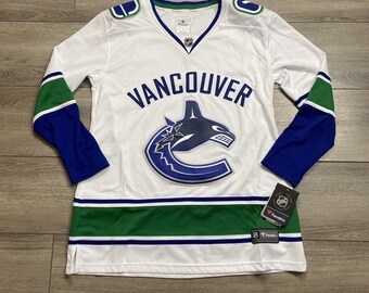 Bo Horvat 1990's Vancouver Canucks Away Throwback NHL Hockey Jersey