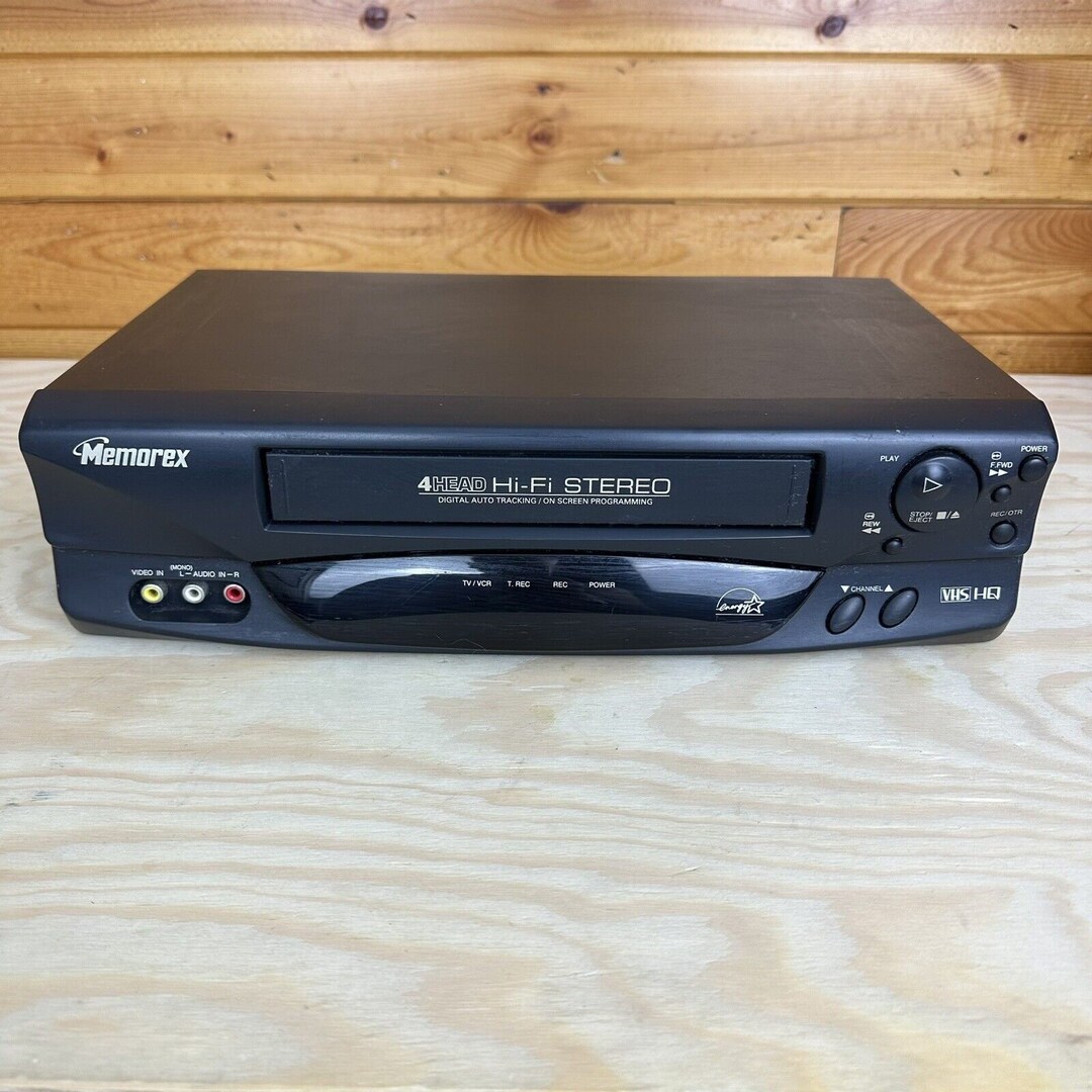 Memorex VHS VCR MVR4052 Black 4 Head Hifi Video Cassette Etsy