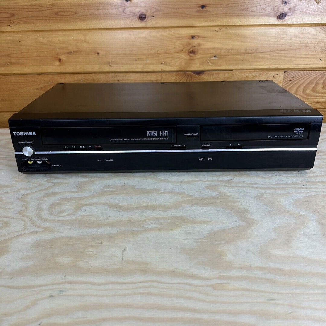 Toshiba DVD VCR Player Combo SDV398KC2 VHS Recorder No Remote Etsy