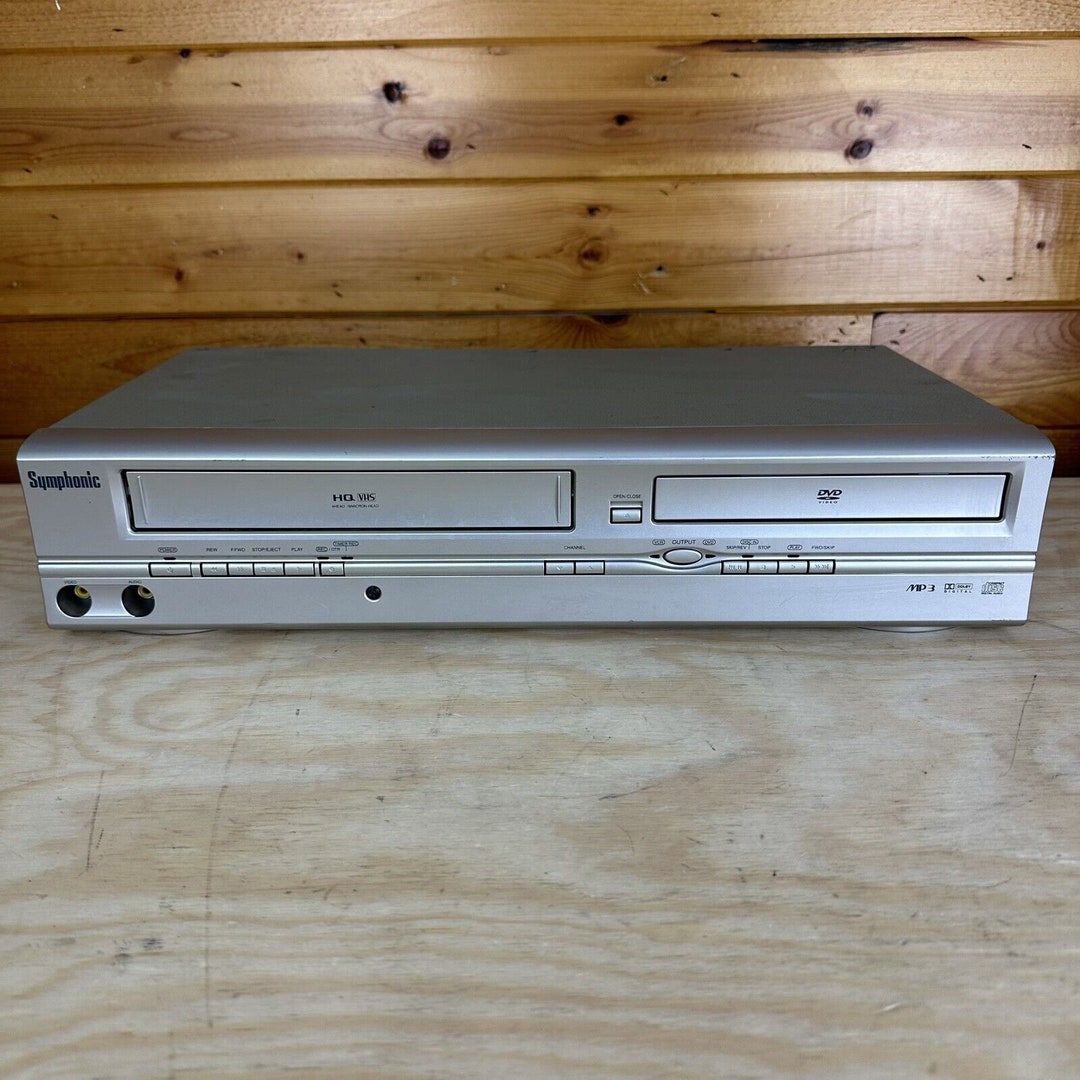 Symphonic Model CSDV840E DVD/VCR VHS Combo Player Tested No - Etsy