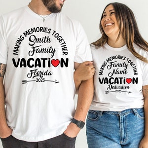 Personalized Family Vacation 2023 Svg, Making Memories Together Svg, Summer Vacation Svg, Family Shirts Design, Matching Family Svg