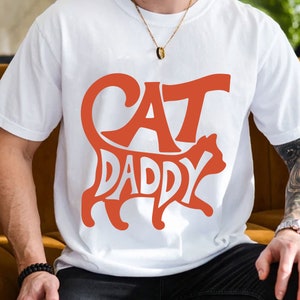 Cat Daddy Svg, Father&#39;s Day Svg, Best Cat Dad Ever Svg, Cat Dad Svg, Dad Sublimation Design, Father&#39;s Day Gift, Happy Father&#39;s Day