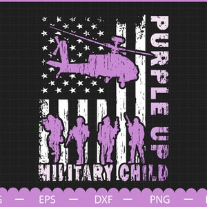 Purple Up Military Child png, Month Of The Military Child Png, Purple Up Png, Military Kids png, Patriotic Children png, gift for kids png
