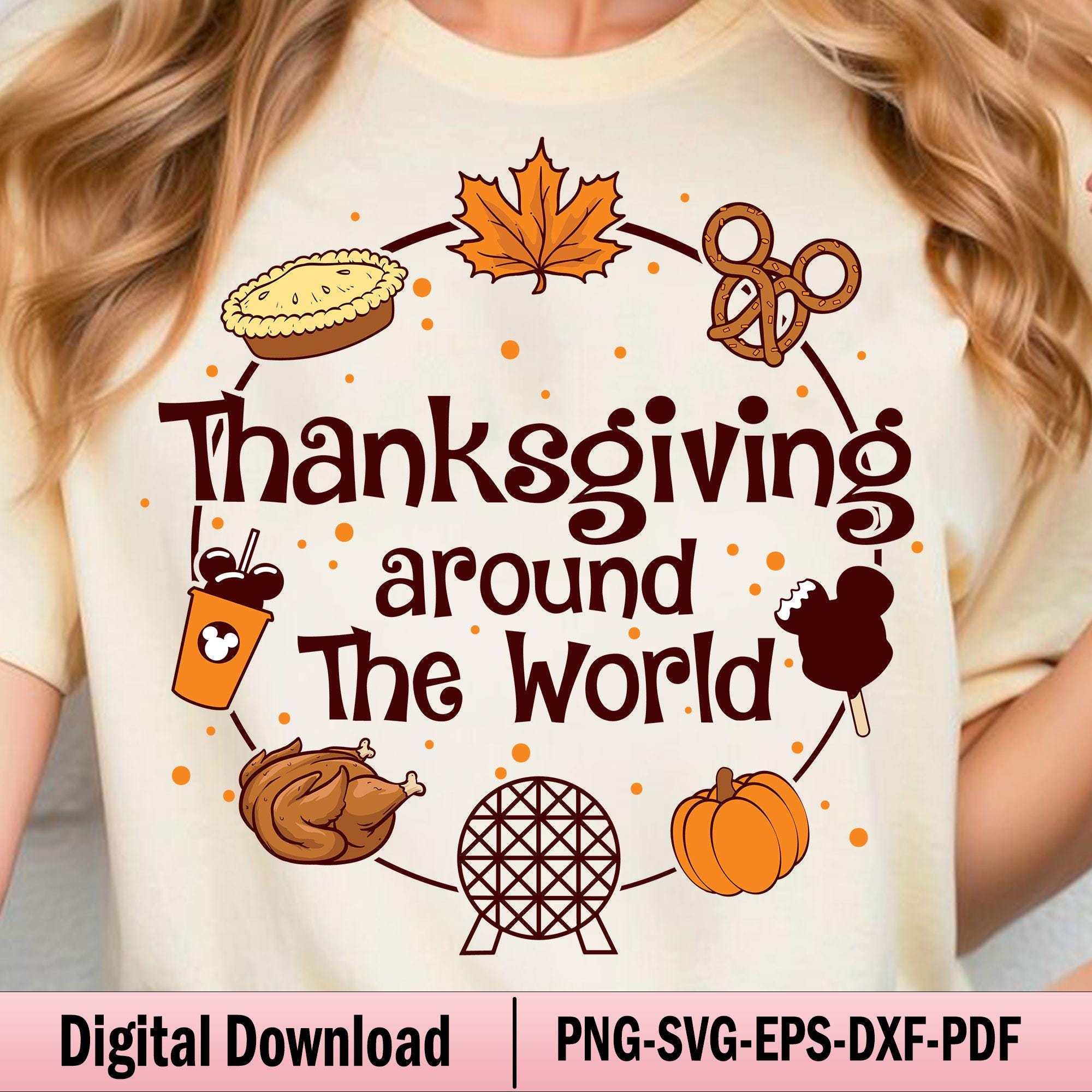 Thanksgiving Around the World Shirt - Etsy