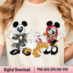 Halloween Mouse and Friends Svg, Halloween Svg, Spooky Season Svg, Trick Or Treat Svg, Spooky Vibes Shirt, Halloween Trip Shirt, Ghost Svg