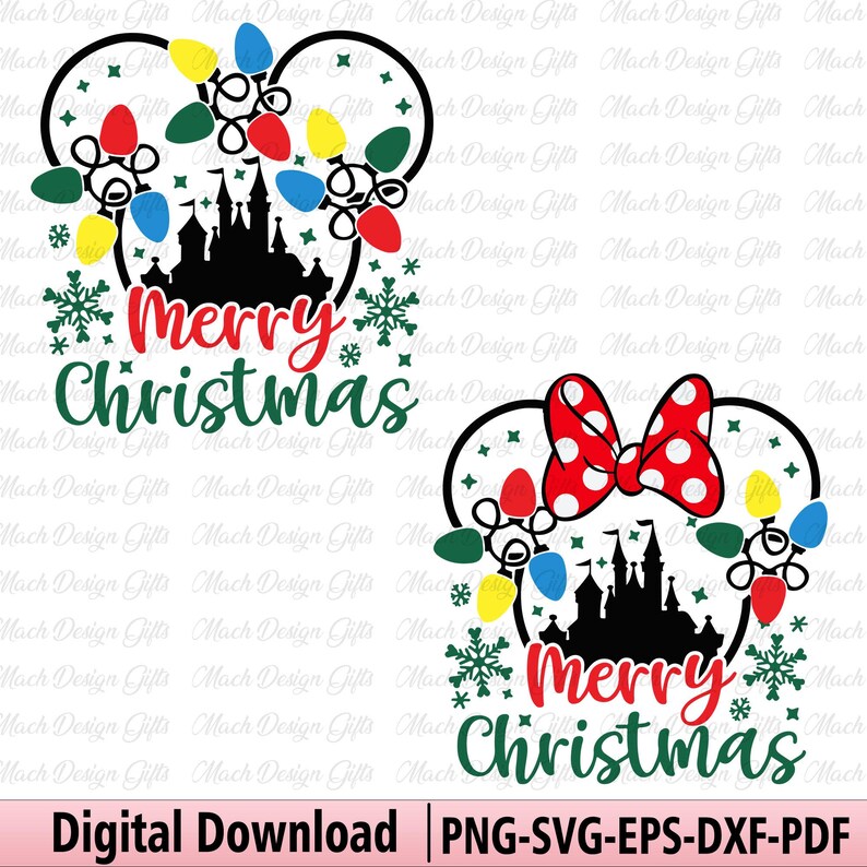 Bundle Merry Christmas Mouse and Friends Svg, Christmas Svg, Christmas