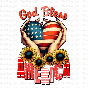 God Bless America Png, 4th of July Png, Fourth of July Png, Independence Day, American Flag Png, Christian Png,Love USA Png,Digital Download