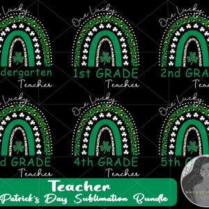 Teacher Patricks Png Bundle, St Patricks Day, Teacher Png, Saint Patricks Day, St Patricks Day Png, St Patricks Png, Sublimation Png