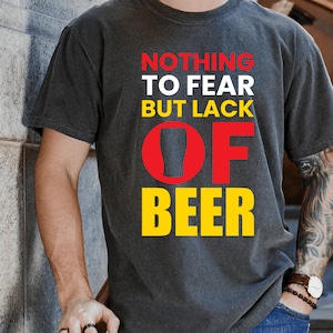 Nothing To Fear But Luck Of Beer SVG, Funny Beer Quote Svg, Beer Shirt Design Svg, Beer Drink Svg, Love Beer Svg