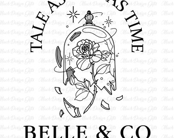 Princess an Co Svg, Beauty and the Beast Svg, Tale as Old as Time Svg, Princess Svg, Family Trip Svg, Gifts for Girls, Svg Files for Cricut