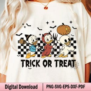 Trick Or Treat Svg, Halloween Svg, Mouse and Friends, Spooky Season Svg, Halloween Pumpkin Svg, Halloween Kids Shirt, Spooky Vibes Svg