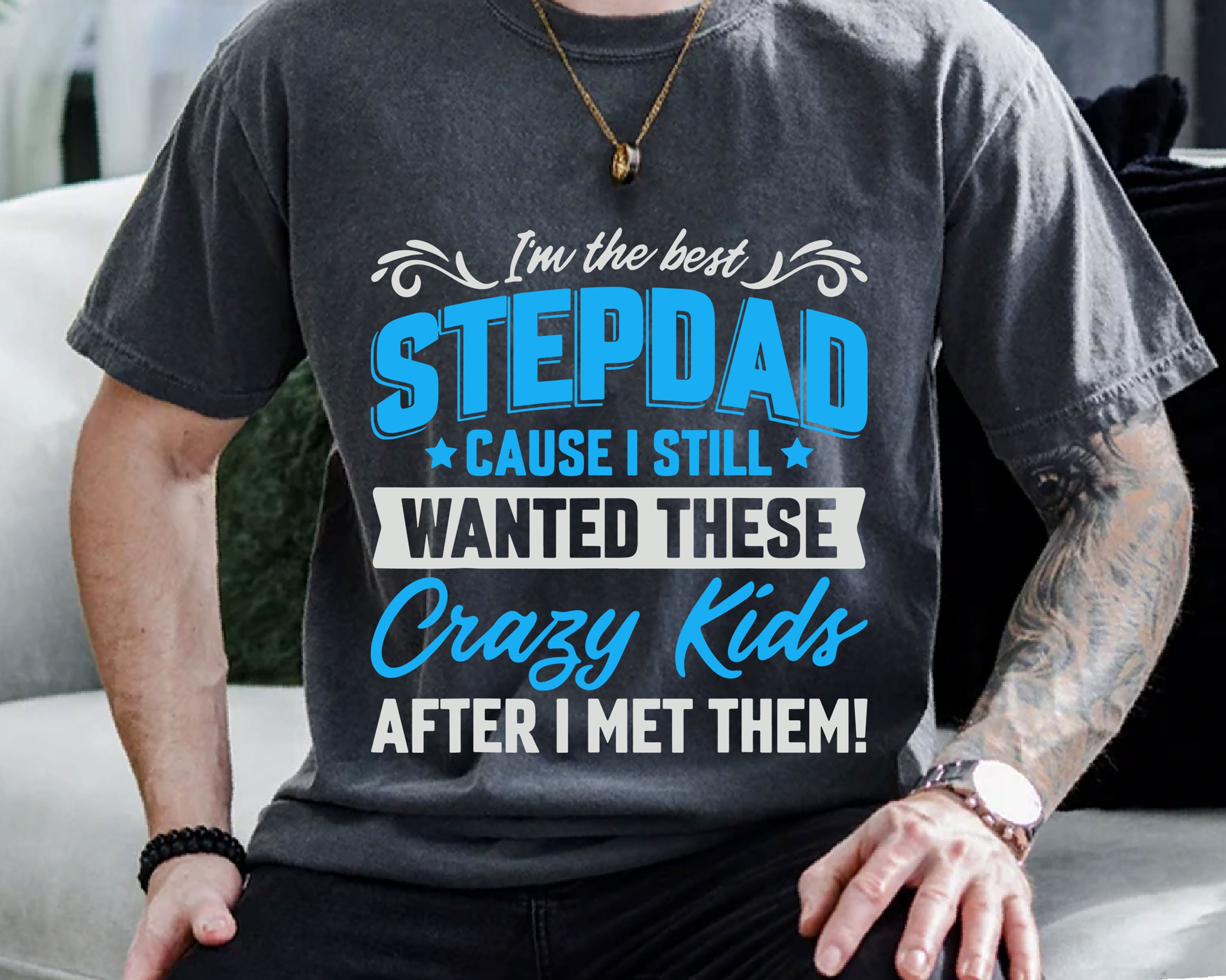 funny step dad shirts