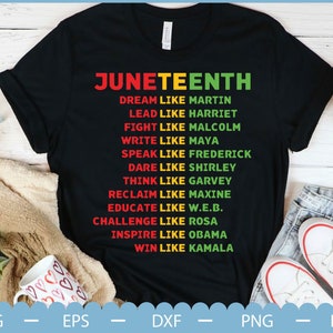 Juneteenth Dream wie Martin svg, Martin Luther King Zitat svg, Afroamerikaner svg, Black History svg, Juneteenth svg, Black Power svg