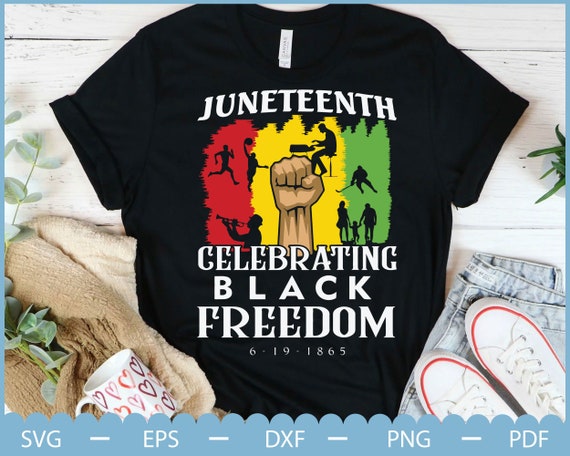 Juneteenth Celebrating Black Freedom svg, Juneteenth svg, african american svg, black power hand svg, black history svg ,broken chain svg,
