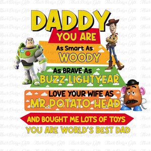 Toy Dad Shirts Svg Design, Daddy You Are As Smart Png, Fathers Day Png, Daddy and me Png, Gift For Dad, Dad Life Png, Files For Sublimation
