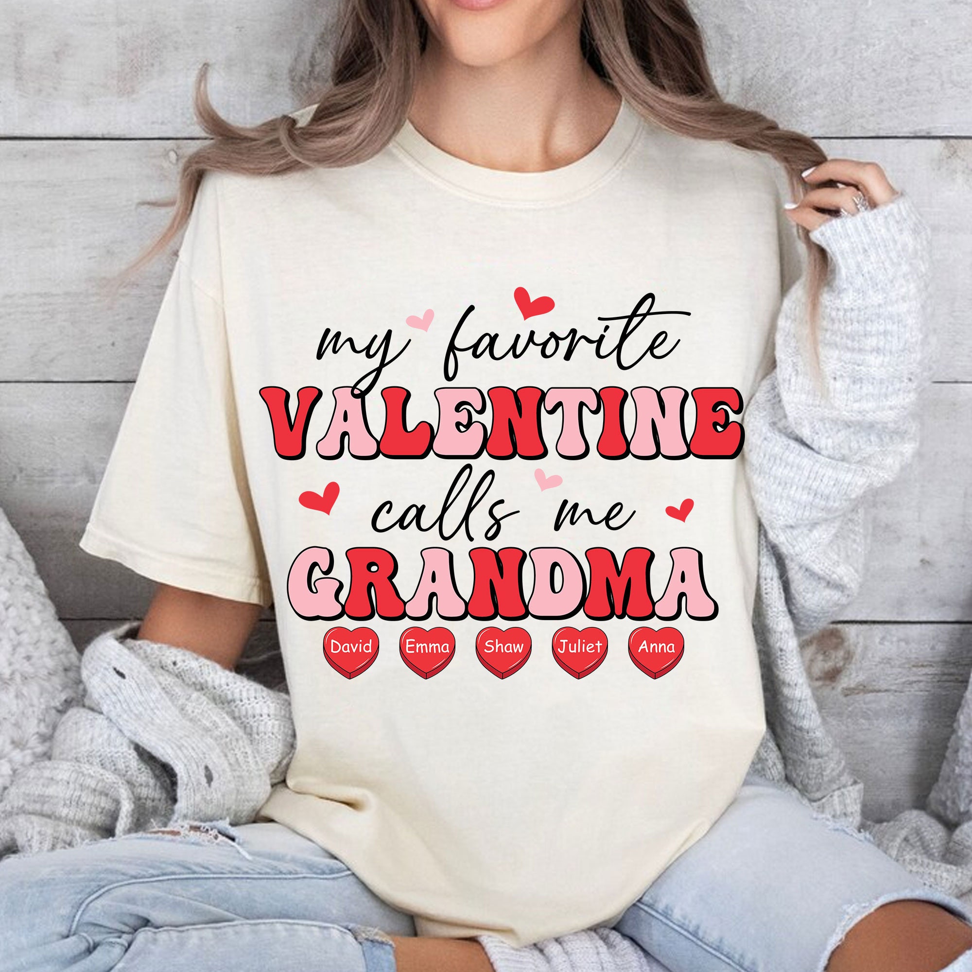 Personalized My Favorite Valentine Calls Me Grandma