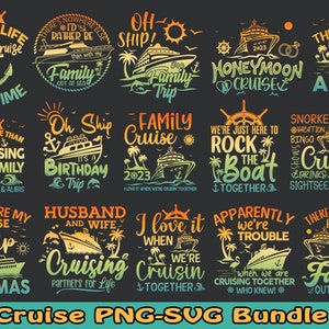 Cruise Svg Bundle, Cruise 2023 Svg, Family Vacation 2023, Anchor Boat Svg, Cruise Squad Svg, Summer Cruise Svg, Cruise Svg