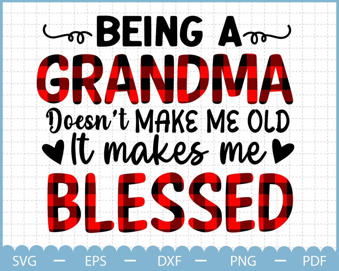 Being A Grandma Doesn't Make Me Old Svg, Mother's Day Gift Svg, Grandma