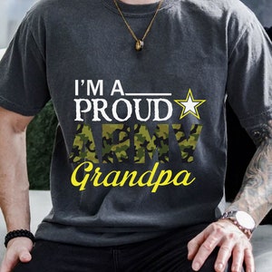 I am Proud Grandpa Svg , Army Svg, Father's Day Svg, Grandpa, Army Svg, Military Svg, Us Navy Svg, Veteran Svg, Gift for Father