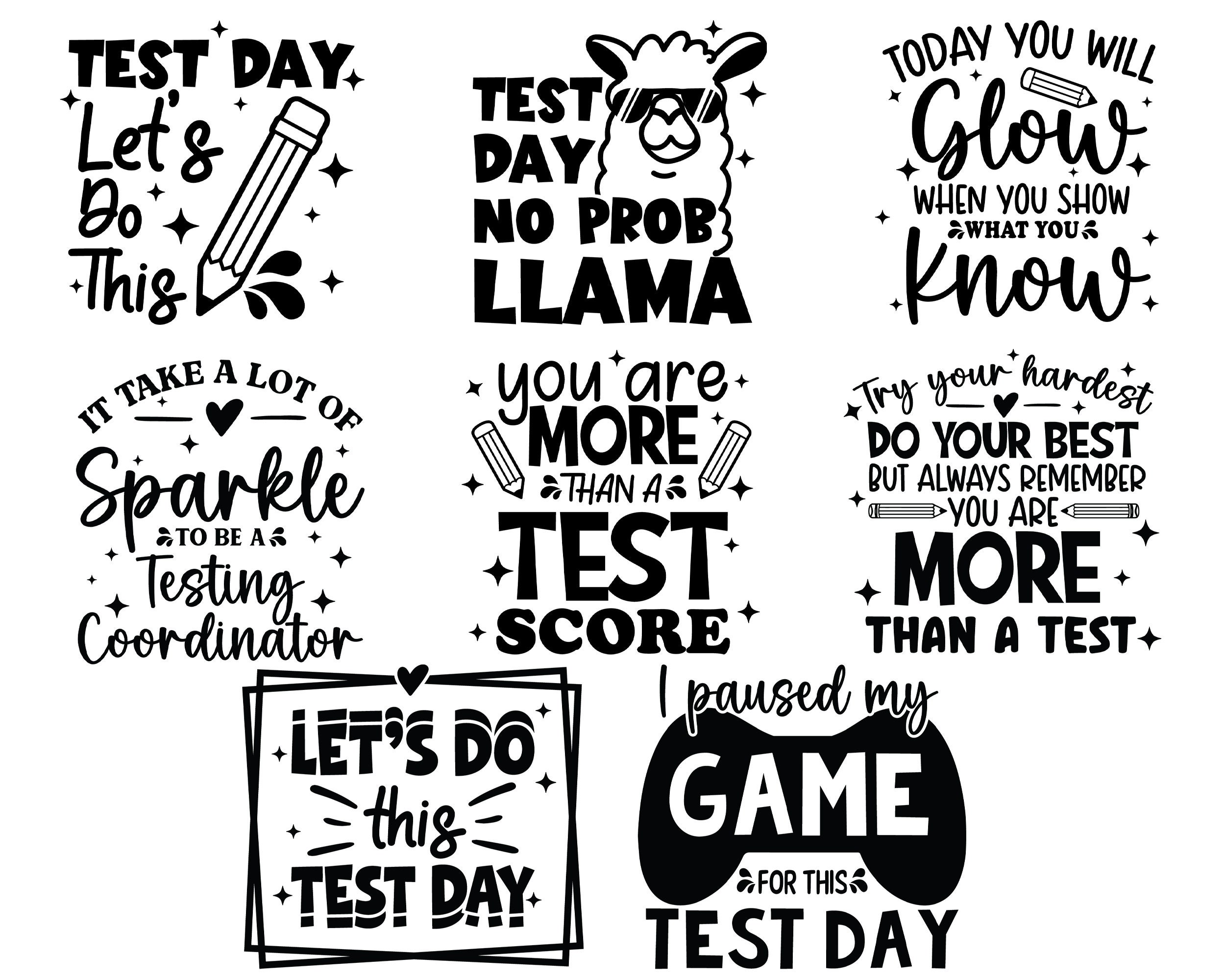Las Testing Svg Testing Svg Bundle, Test Day Svg, Testing Svg, Teacher Svg, Testing Day ...