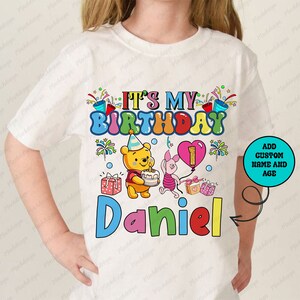 It&#39;s My Birthday Png, Happy Birthday Png, Custom Kids Name Png, Family Vacation Png, Magical Kingdom, Birthday Party Png,Birthday Png Design