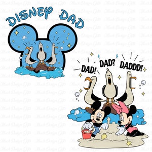 Personalized Dad Svg Design, Fathers Day Svg, Two-sided Dad Shirt Svg, Mouse Dad Shirts, Magical Kingdom Svg, Dad Life Svg,Png Svg For Print