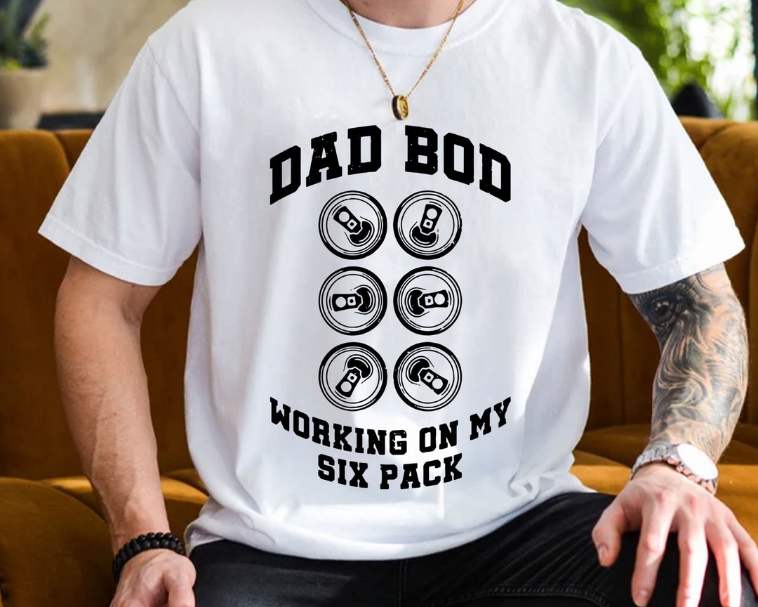 Dad Bod Working on My Six Pack Svg, Father's Day Svg, Gym Dad Svg ...