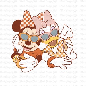 Retro Besties Svg, Best Friends Svg, Girls Trip Svg, Friends Squad Svg, Mouse and Friends, Family Trip Svg, Retro Friends Svg,Svg For Cricut
