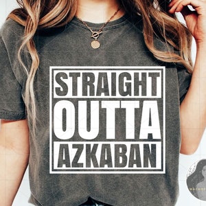 Texte de personnalisation ou numéro, Straight Outta Azkaban Svg, nom personnalisé, Straight Outta Azkaban Cricut Cut File, fichiers Svg pour Cricut image 5