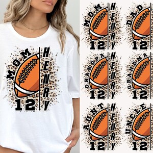 Personalizar la temporada de fútbol familia svg, familia de fútbol svg, nombre personalizado y número fútbol svg, fútbol mamá papá svg, cumpleaños de fútbol