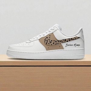Personalized Just Married Air Force 1 Sneaker, Wedding Sneakers for Bride, Hand Painted Bridal Gift, White Pearl Bridal AF1 Shoes