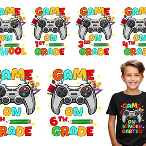 Spiel auf Klasse Png-Bundle, Zurück zu Schule Png-Bundle, 1. Schultag Png, Jungen Schulklasse Png, Game Controller Png, Schulnote Png