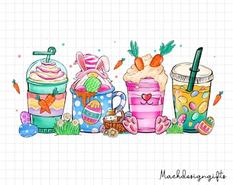 Easter Coffee Png, Easter Png, Coffee Png, Happy Easter Png, Easter Bunny, Gnome Easter Png, Gnome Png, Easter Eggs Png, Easter Rabbit Png