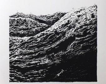 Wave 03 - Large format screen print (50X70) numbered signed