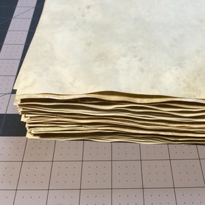 Papel teñido de café, papel teñido de café de 28 libras, suministros de diario basura, reserva de chatarra, fabricación de tarjetas