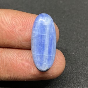 Kyanite Cabochon, Wholesale Kyanite Gemstone Natural Kyanite Loose Stone For Ring, Pendant, Necklace Jewelry Making Stone 14.95 Ct 25X11X5MM