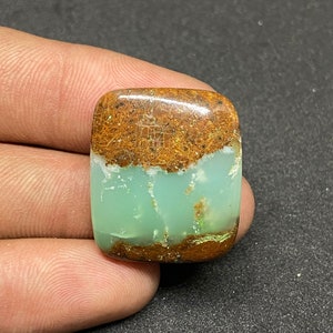 Natural Chrysoprase Cabochon, Chrysoprase Gemstone, Chrysoprase Loose Stone For Ring, Pendant, Necklace Jewelry Making Stone 34.10 Ct