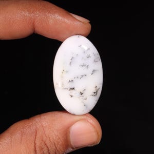 Top dendriet opaal edelsteen, dendriet opaal steen, dendriet opaal cabochon, dendriet opaal genezend kristal voor ring, hanger, sieradensteen
