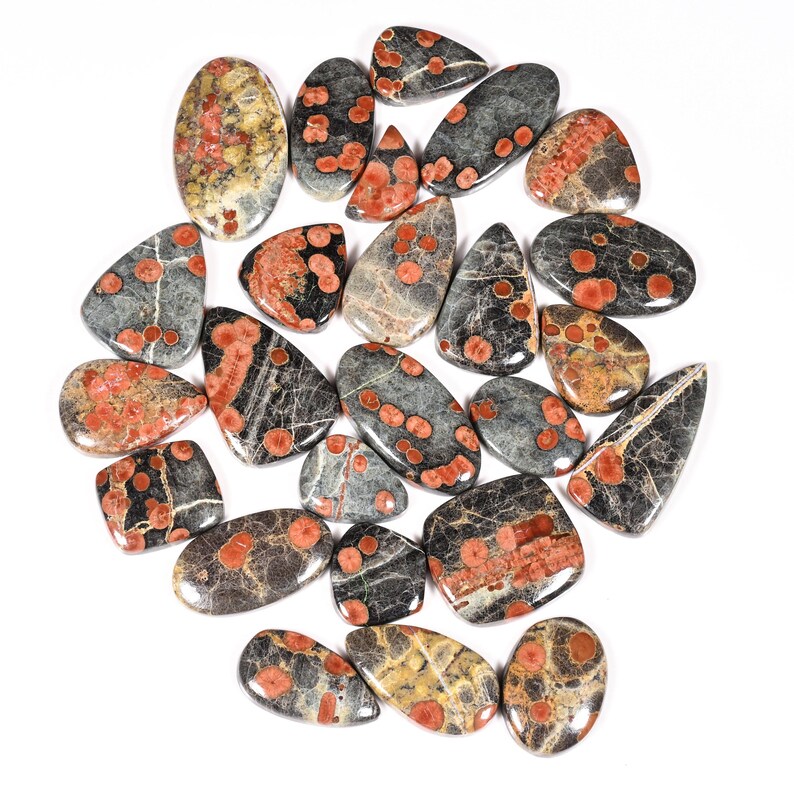 NEW PEANUT OBSIDIAN Cabochon Wholesale Lot By Weight With Different Shapes And Sizes Used For Jewelry Making And Wire Wrapping bild 2