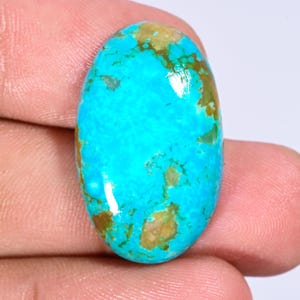 Terrific Kingman American Turquoise Cabochon Loose Gemstone Natural American Turquoise Gemstone For Making Jewelry