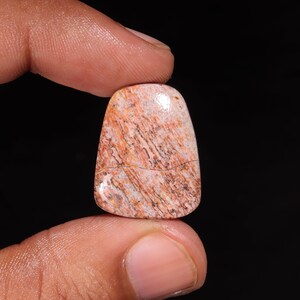 Super erstklassige Qualität 100% natürliche Leopard Haut Jaspis Dreieck Form Cabochon lose Edelstein für die Herstellung von Schmuck 23.60 Ct 24X19X7 MM ZN-804